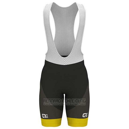 2017 Fahrradbekleidung Direct Energie Braun Trikot Kurzarm und Tragerhose